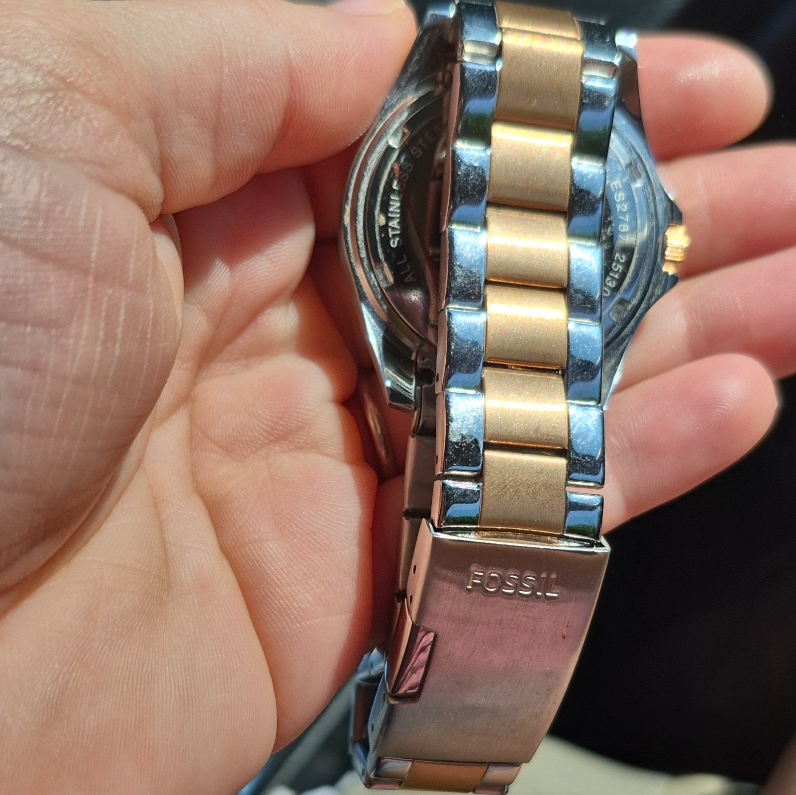 Fossil ES3204 Riley Multi-Function Two-tone Ladies Watch