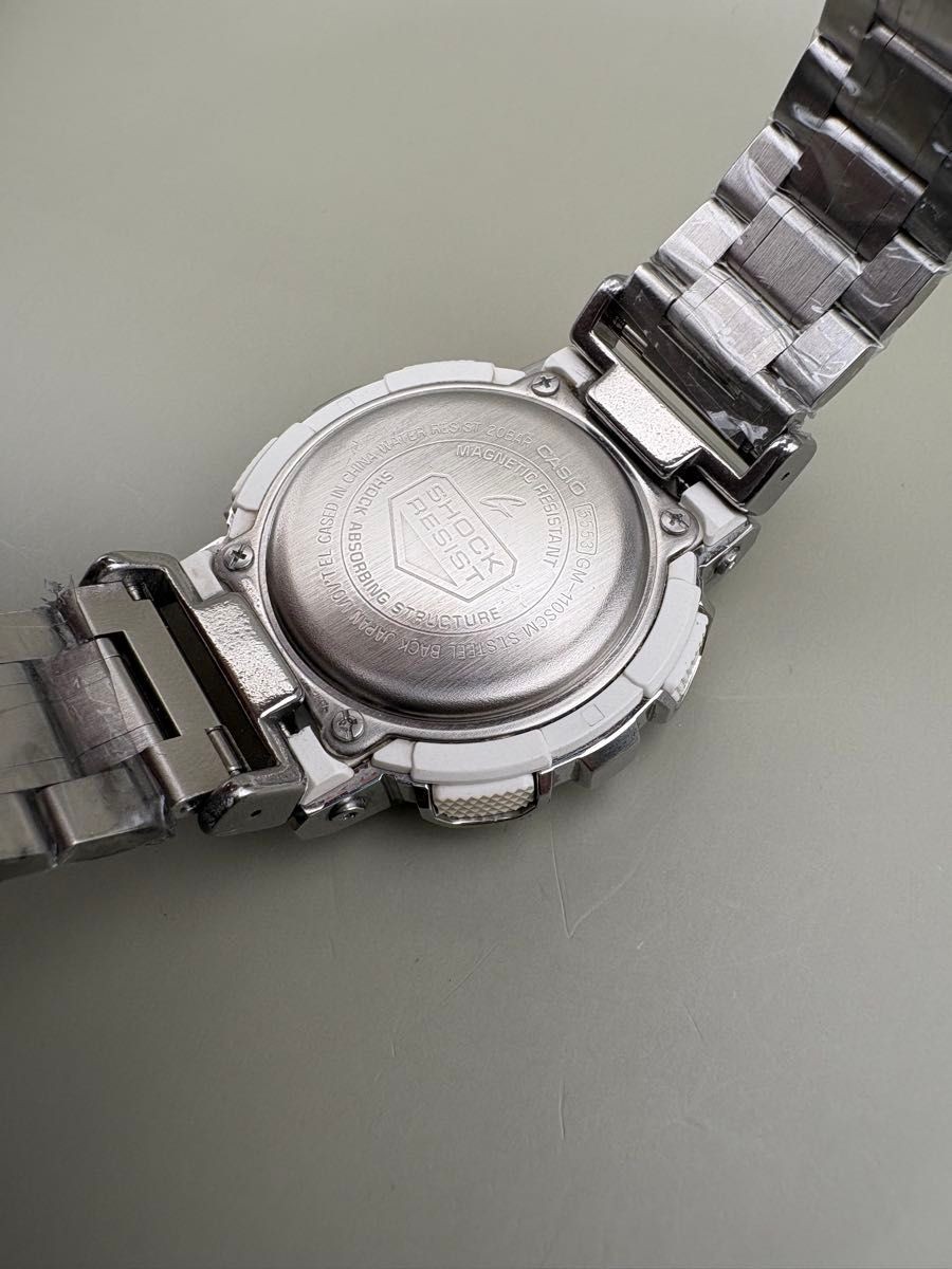 CASIO Excellent Condition New Battery G SHOCK GA 110SCM Camouflage Silver Ana D