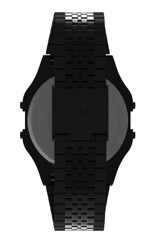 Timex X Space Invaders Retro Alien Watch TW2V30200 Digital Alarm Backlight 34mm