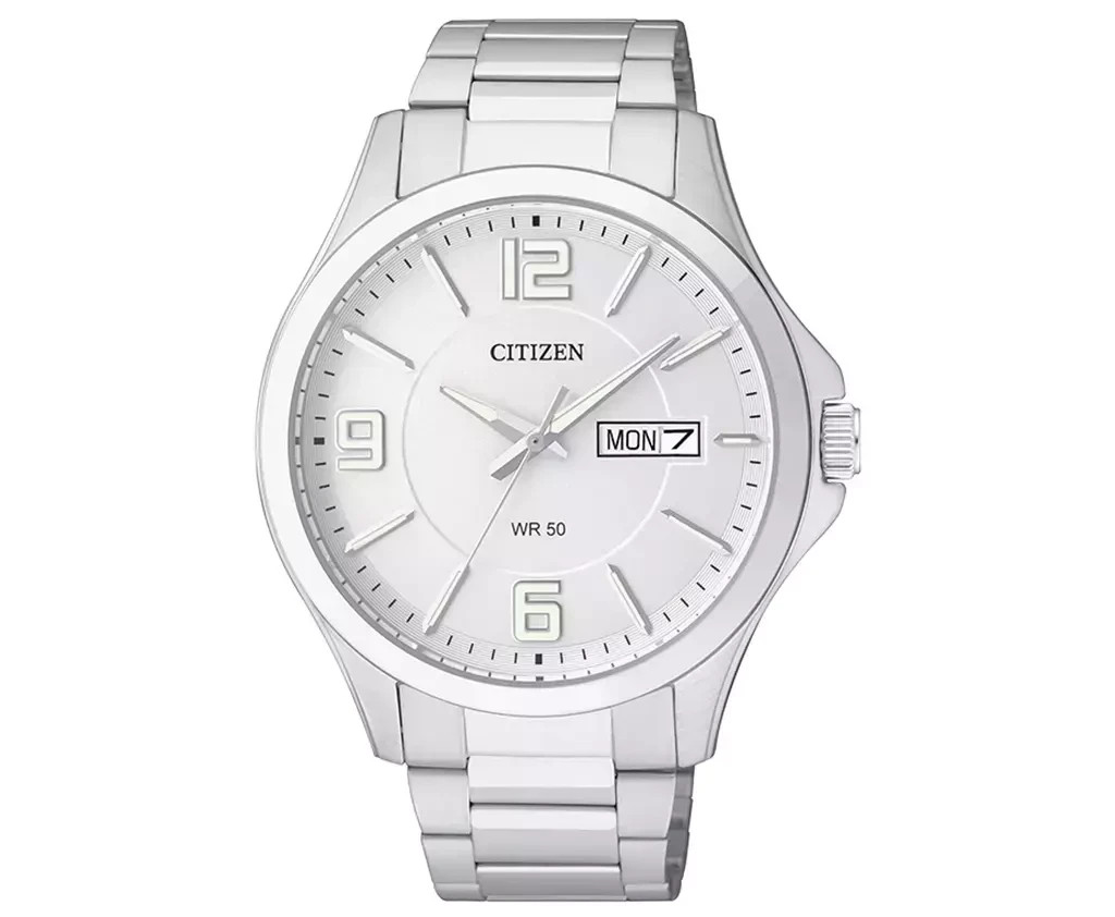 Citizen Men’s Date Quartz Stainless Steel Watch BF2001-55A NEW