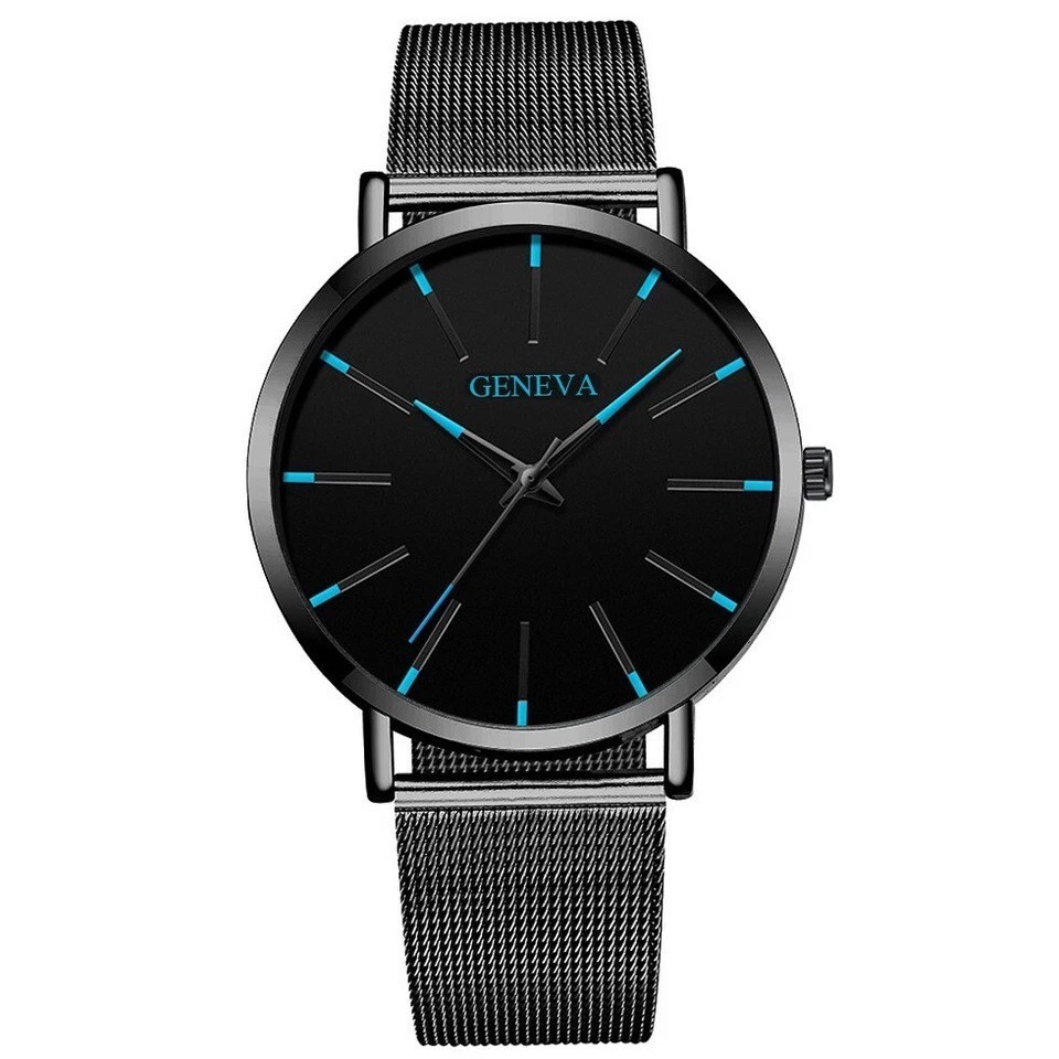 Waterproof Men’s Watch Stainless Steel Quartz Luminous Classic Watches Business
