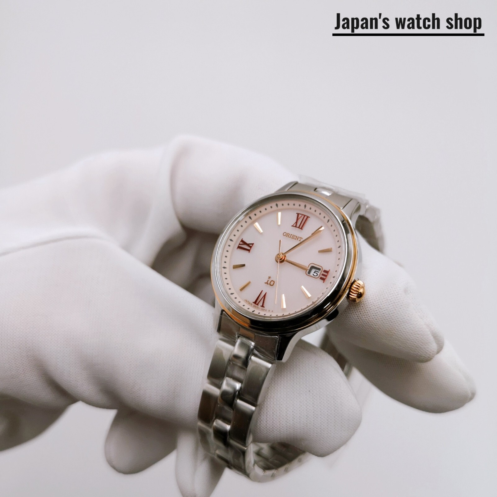 ORIENT iO NATURAL & PLAIN LIGHTCHARGE RN-WG0006P Pink Women’s Watch New in Box