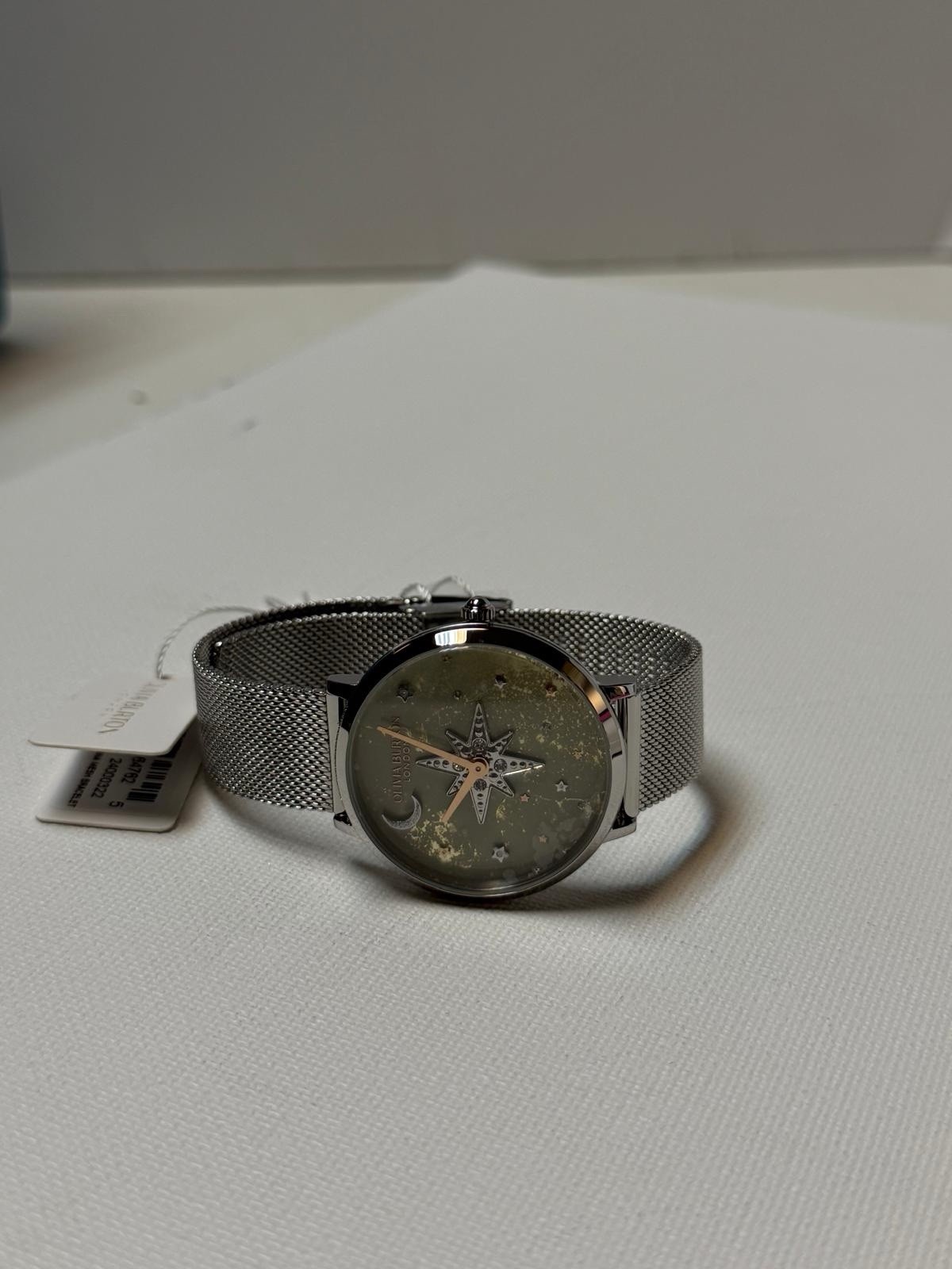 Olivia Burton Celestial Silver Bracelet Watch OB1433141235 3BAR Japan