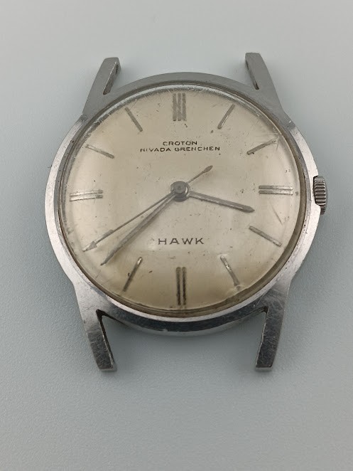 Vintage Men’s 32MM Croton Nivada Grenchen Sea Line