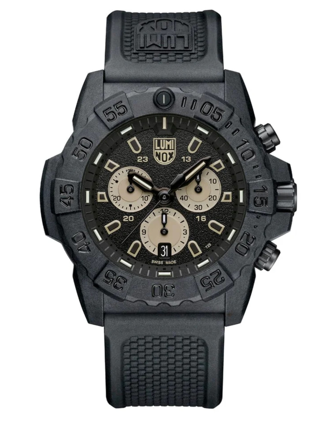 Luminox Navy SEAL XS.3587 Chronograph Swiss 45mm Carbonox 200M Tactical Watch