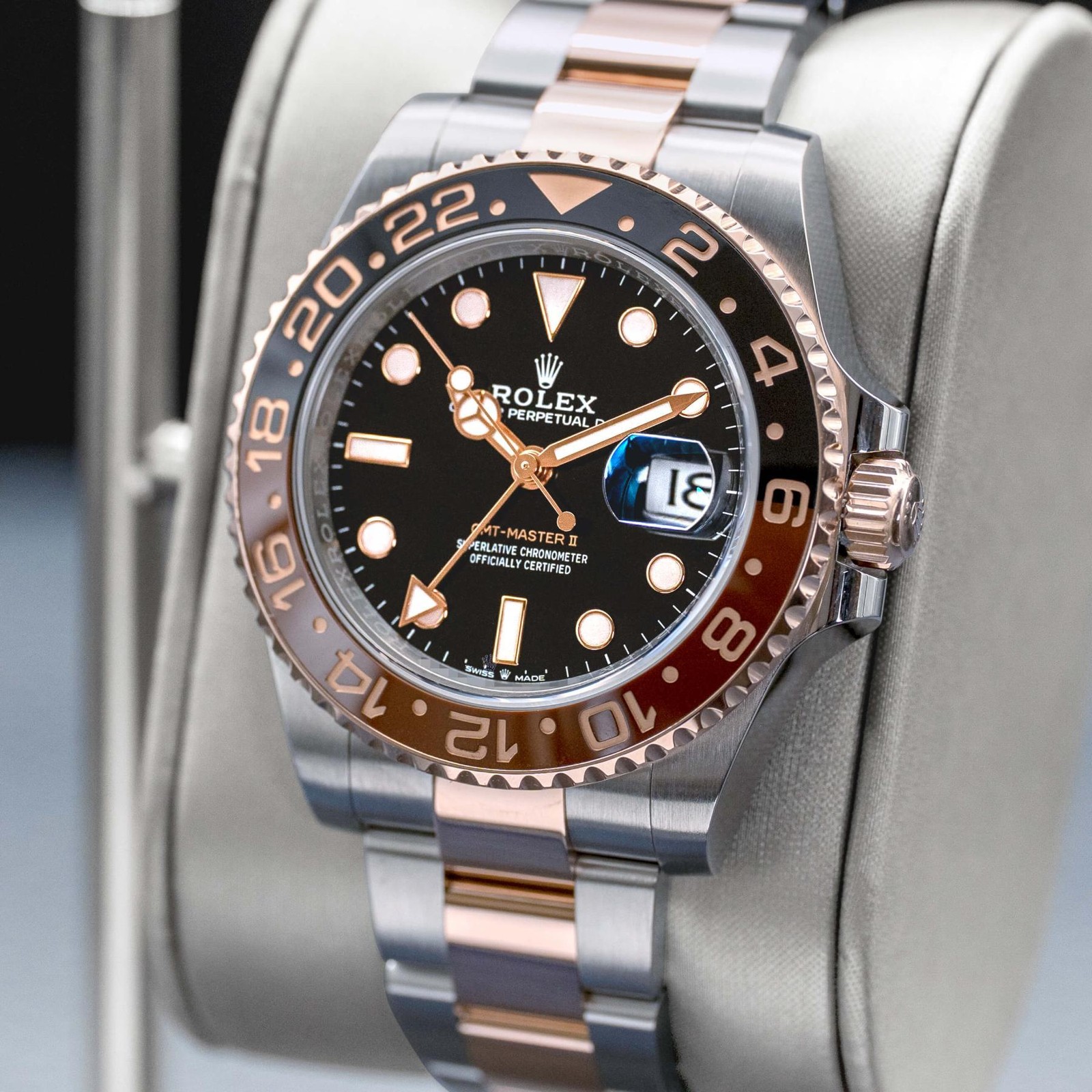 Rolex GMT Master II 126711CHNR “Rootbeer” 40mm Box & Papers