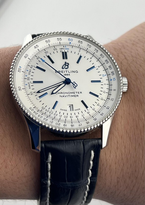 BREITLING CHRONOMETER NAVITIMER AUTOMATIC 41 A17326 TESTE 3 BAR ONE OF 500 WHITE