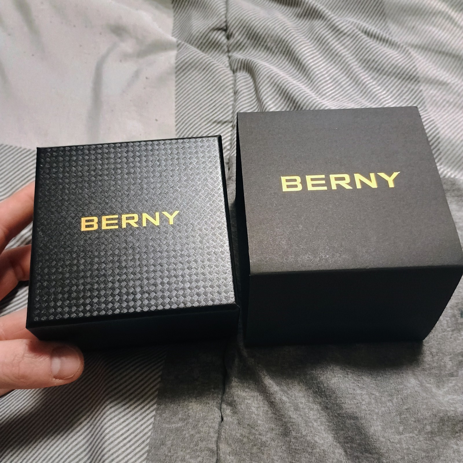 Berny Mens Automatic Mechanical Titanium Watch With Titanium Strap