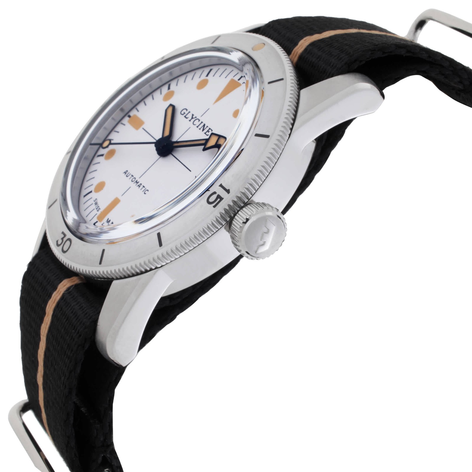 Glycine Sea Kraken Automatic Silver Dial Unisex Watch GL0502