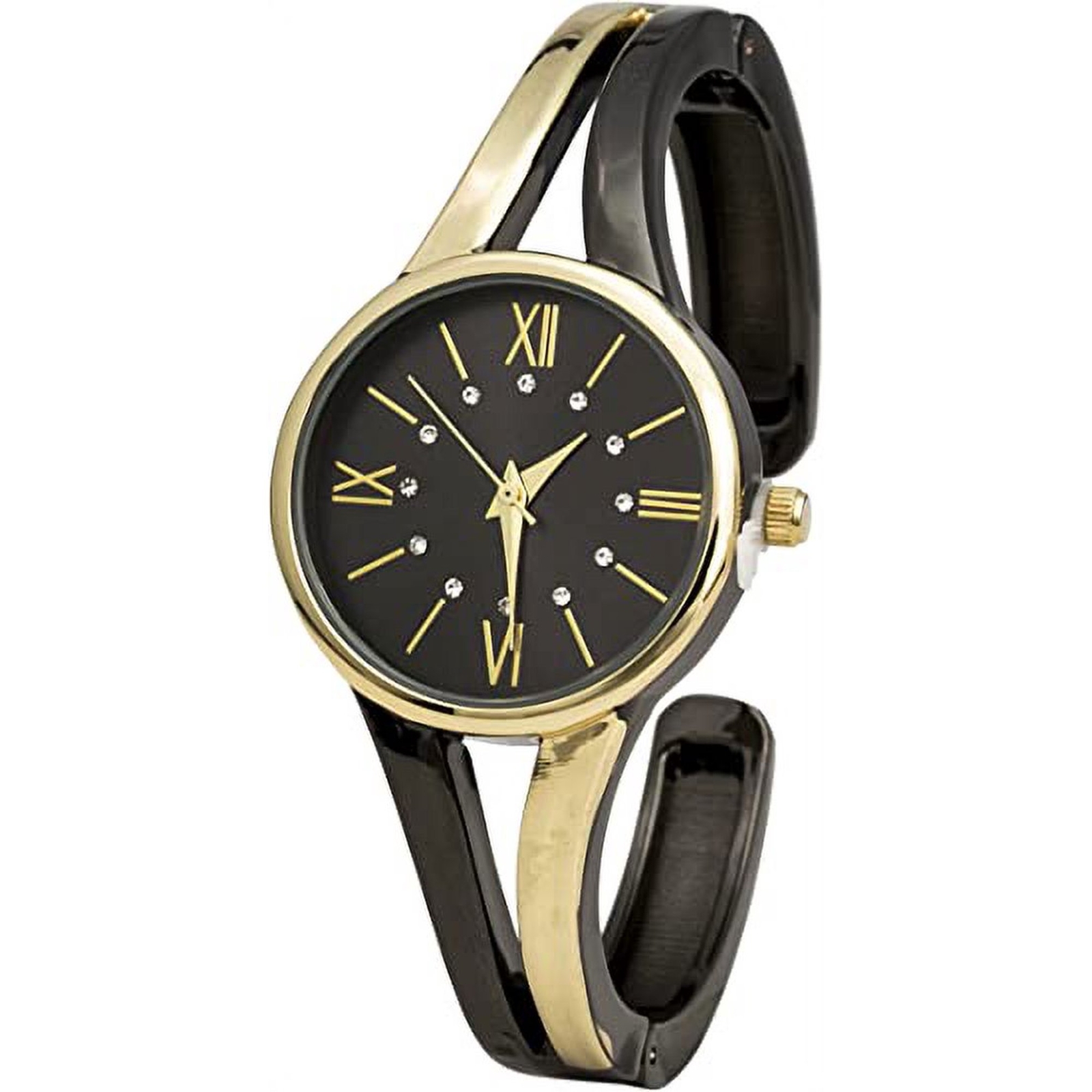 Blekon Women’s 28mm Multicolor Cuff Bangle Watch, Semi-Open, Analog FashionBleko
