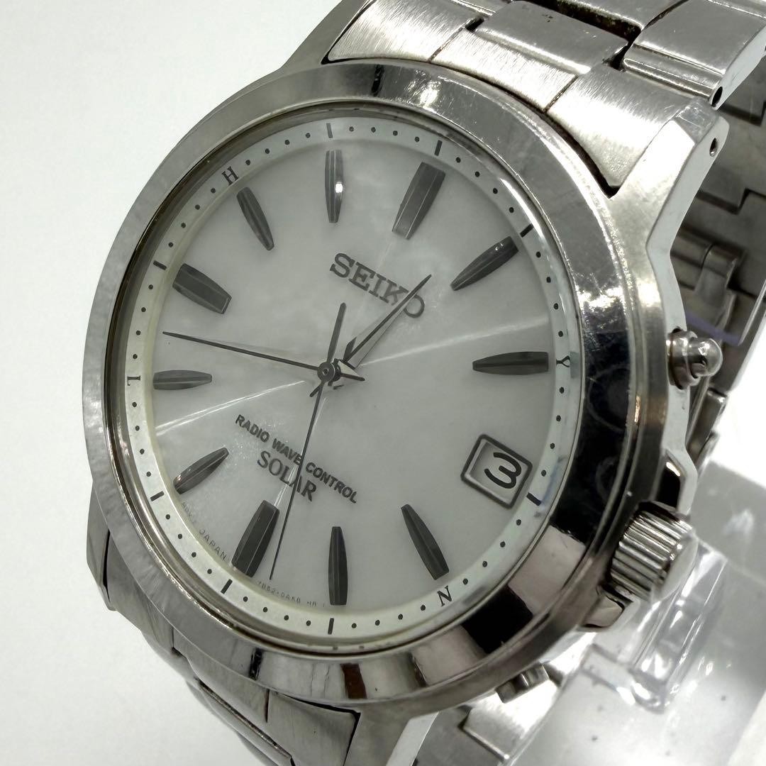 SEIKO Spirit Wristwatch Men’s White Dial 7B52-0AF0