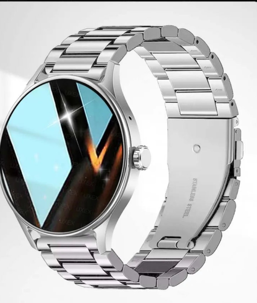 Round Wristwatch Multicolor Dial Assorted Bands Silver Black Rose Gold Case