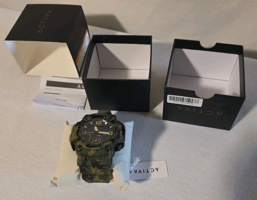 Activa X Invicta BlackOps Digital Men’s Watch – 56mm SKU#:ACW1637-004 . New