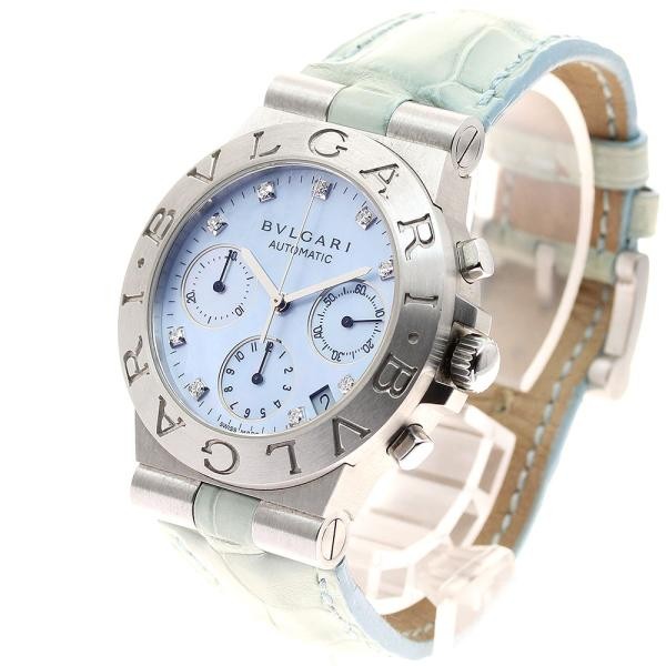 Bvlgari Diagono Sport CH35S 35mm SS Automatic Watch #C14021