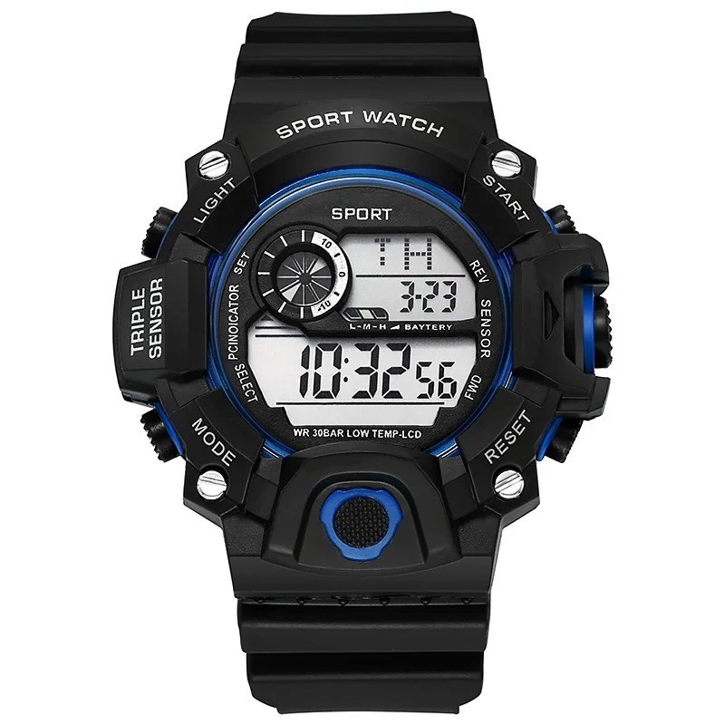 Men Waterproof Digital Sports Watch Military Tactical LED Backlight Wristwatch