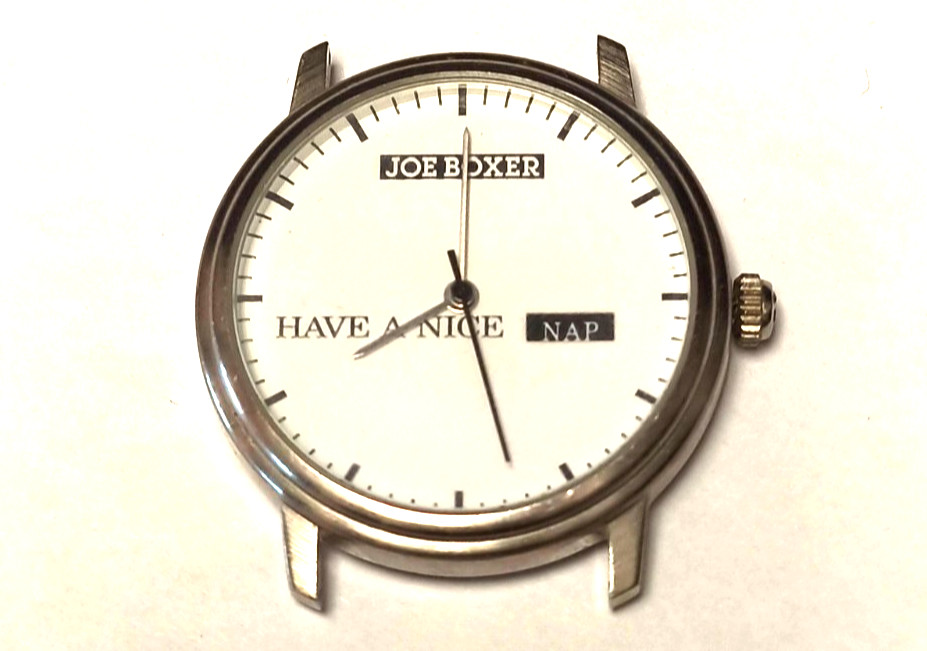 995 Timex Joe Boxer Have a Nice Day men quartz watch multiple wishes