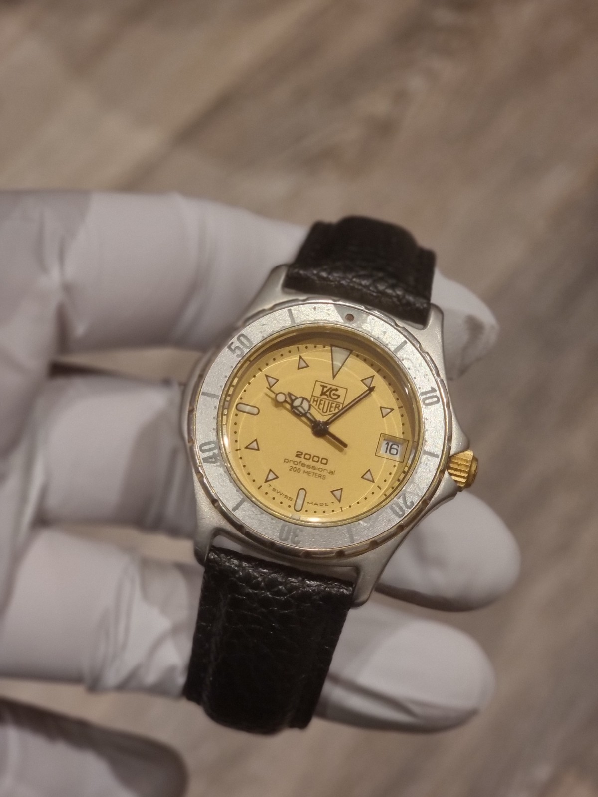 Tag Heuer Mid Size 2000 Mens Watch 2000 Logo Rare Classic FULLY SERVICED
