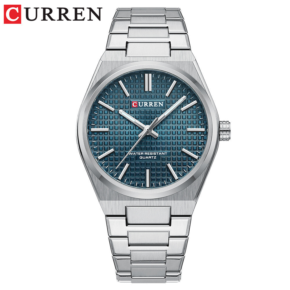 CURREN Men Quartz Watch Luxury Steel Wristwatch Luminous Sport Watch Males Watch