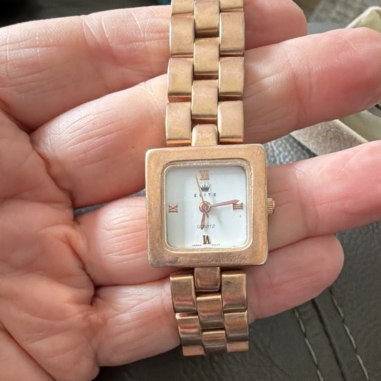 Elite Quartz Square Rose Gold / Rip Curl and Mambo silver bracelet watches.