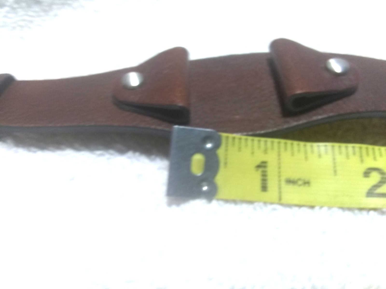 Fossil Watch Brown Leather Replacement Band 1 Piece Strap Great Shape