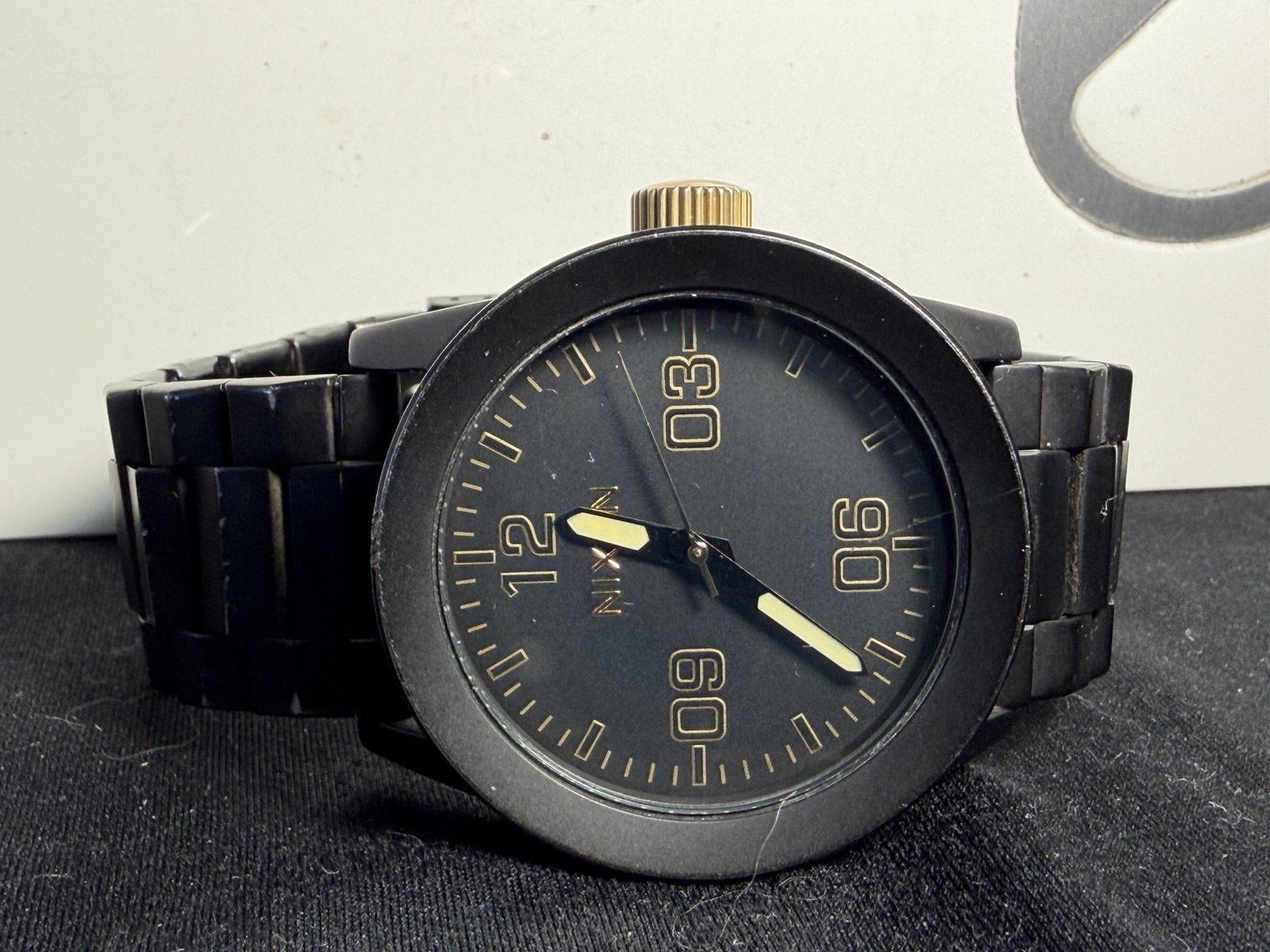 Nixon The Private SS Watch Black/Gold