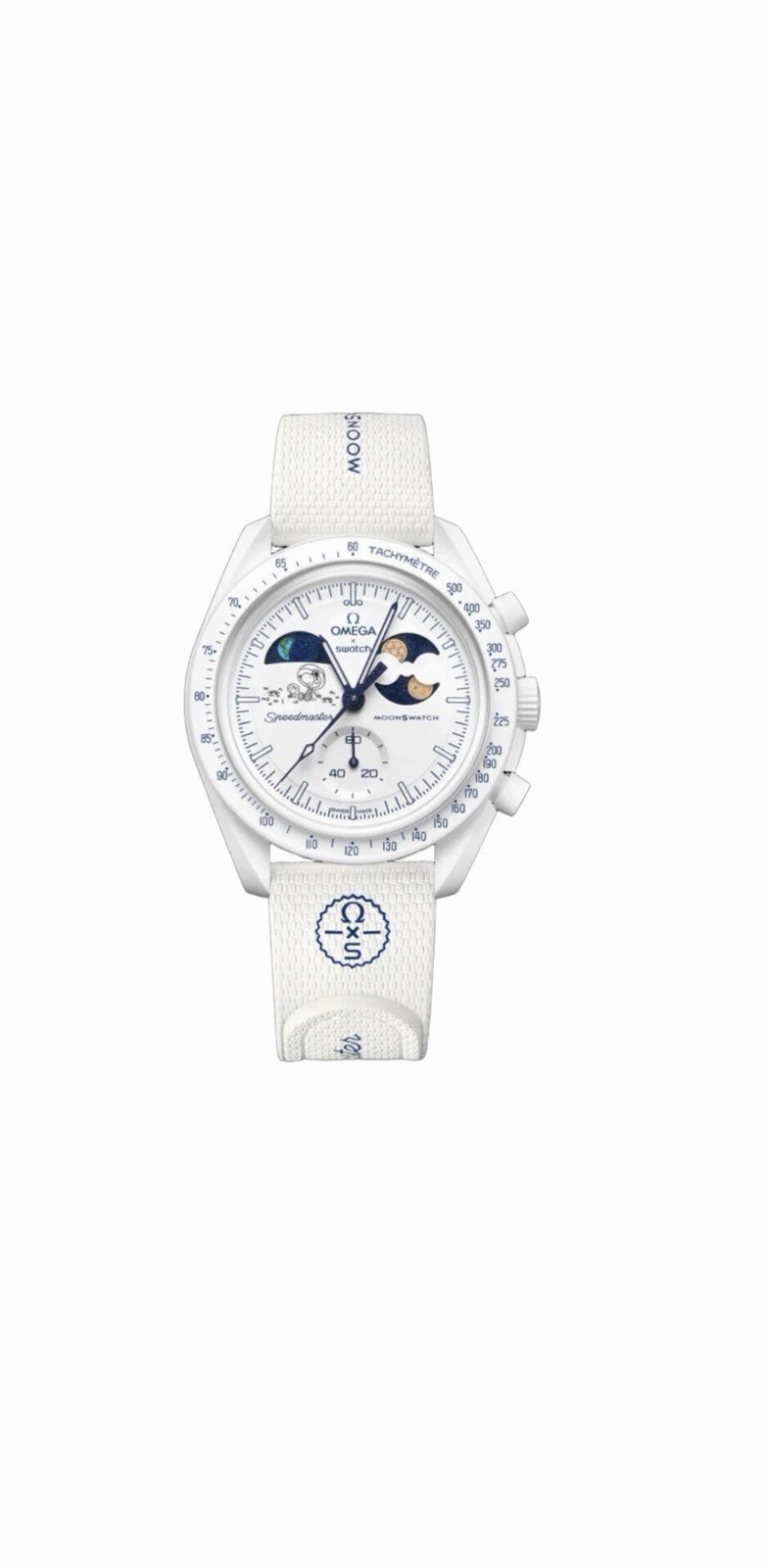 Swatch x Omega x Snoopy Bioceramic Moonswatch Mission To The Earthphase 42mm