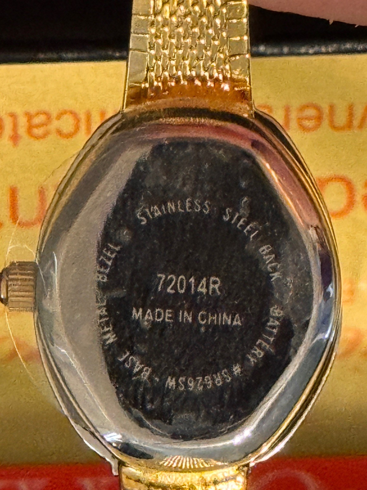 Vintage Dufonte Lucien Piccard Ruby Women’s Gold Plated Watch Rubies 72014R