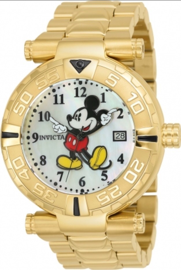 Invicta Disney Limited Edition 25670 Mickey Mouse Men’s Watch | Gold Tone | MOP