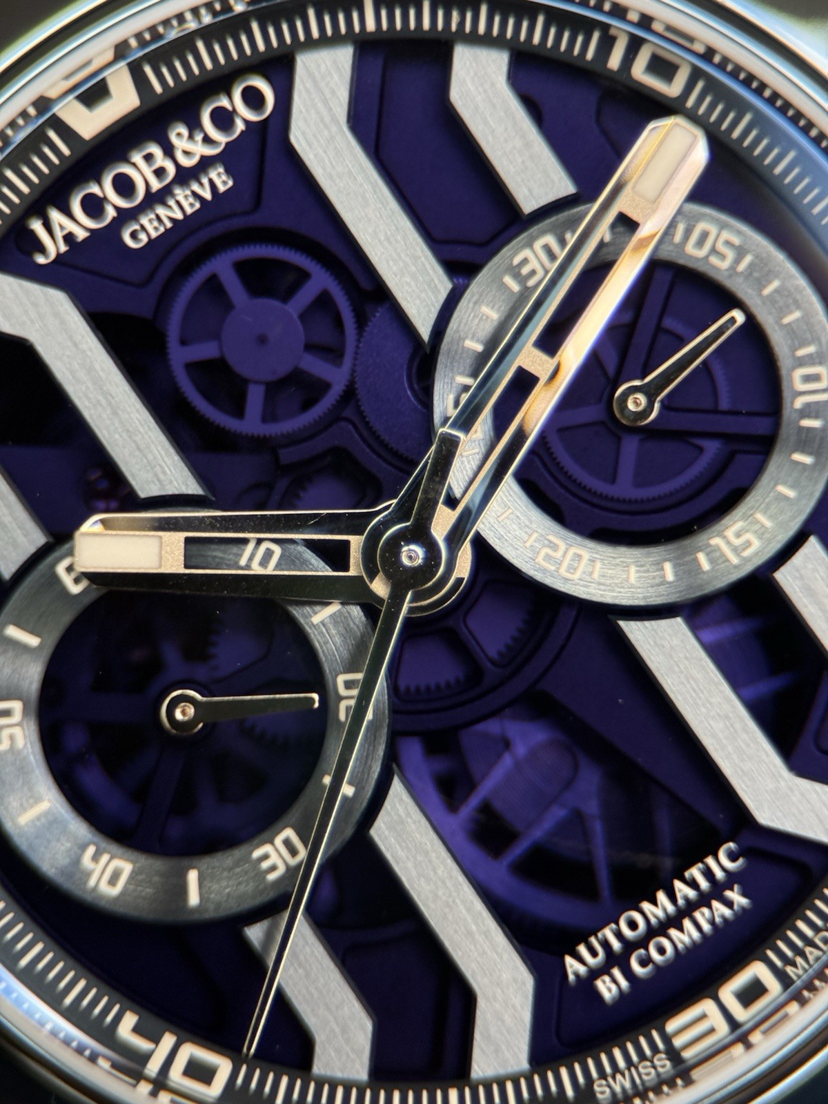 Jacob & Co. Epic X Chronograph EC400.22.AF.AA.A Titanium Blue w. Papers 2026