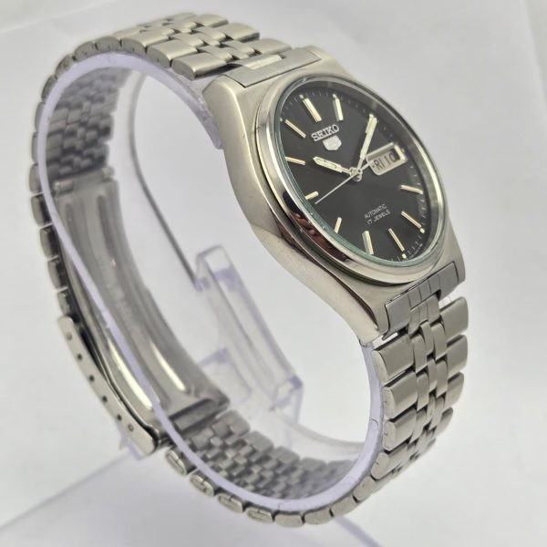 Seiko 5 Automatic 7009-3171 Day/date Black Dial Vintage Men’s Watch AAS294SGB8