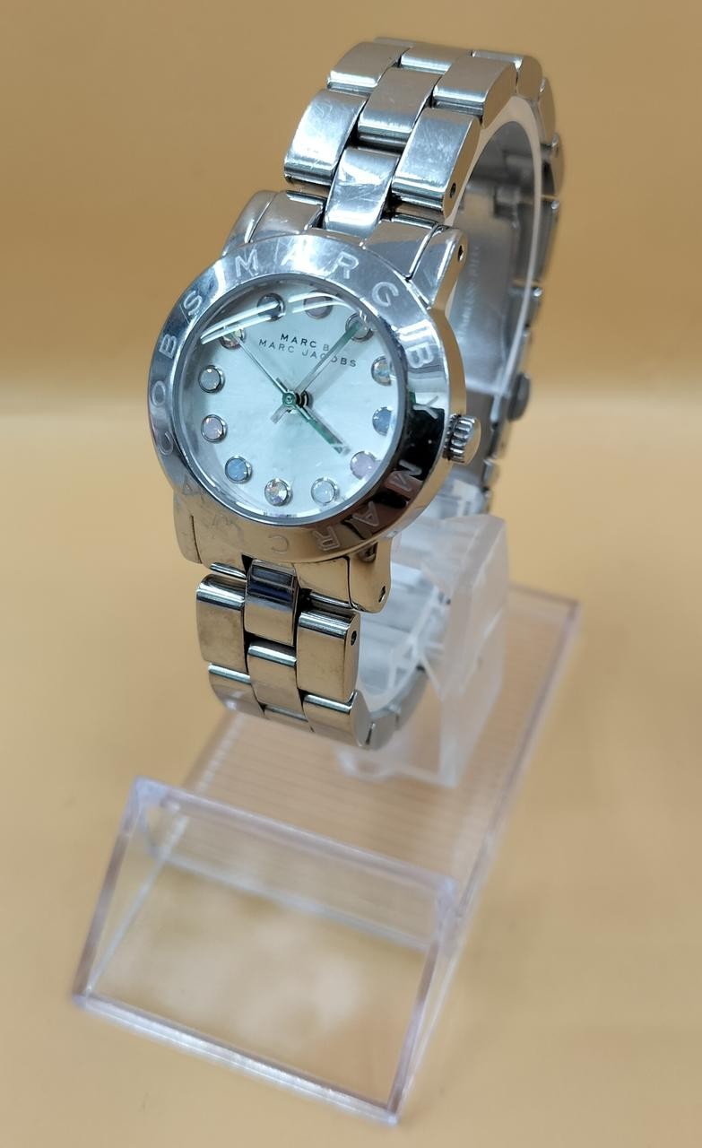 Ladies Watch Amy Silver Rhinestones Model MBM3217 MARC BY MARC JACOBS