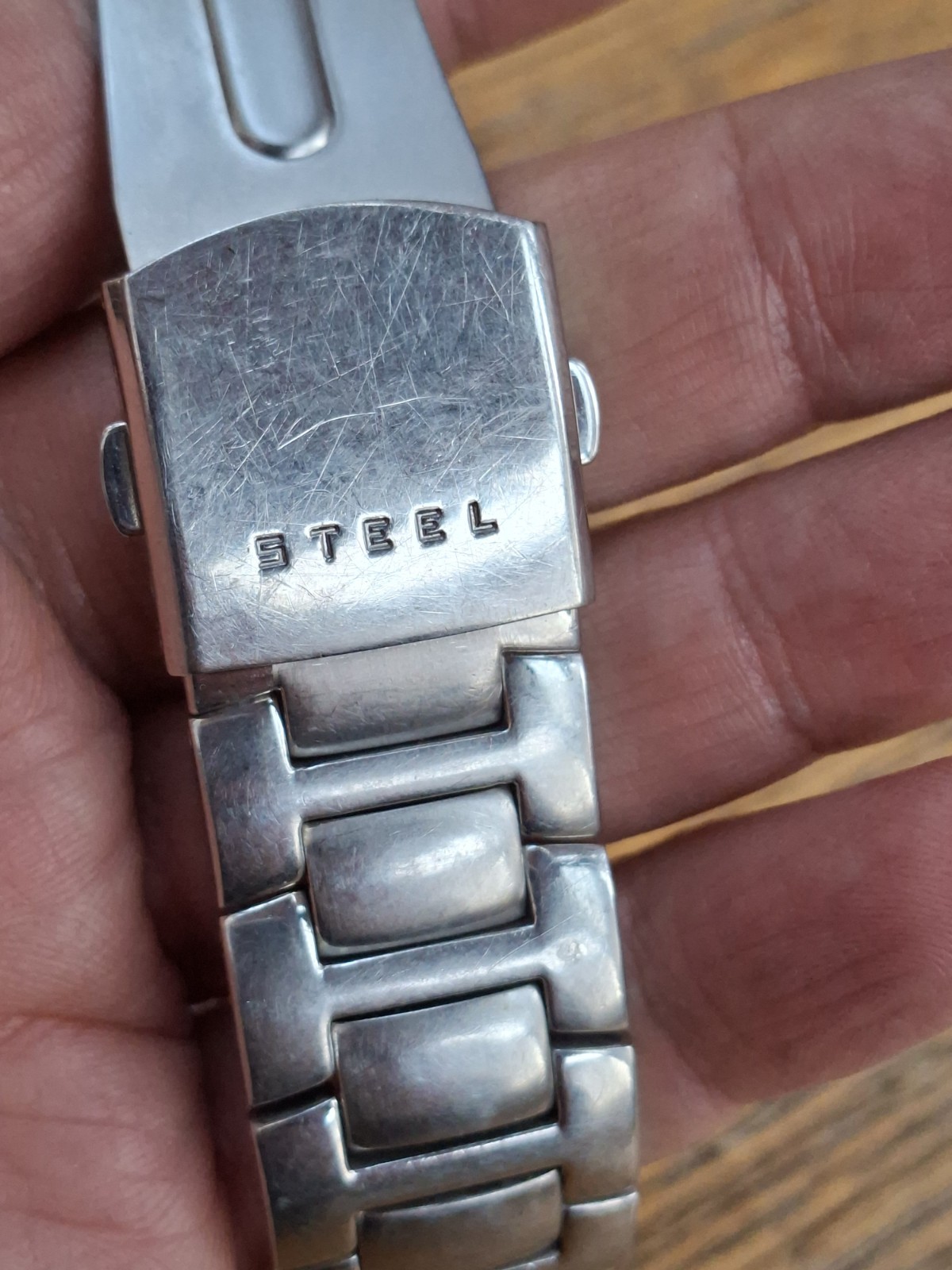 GUESS STEEL rectangle multifunction men’s watch