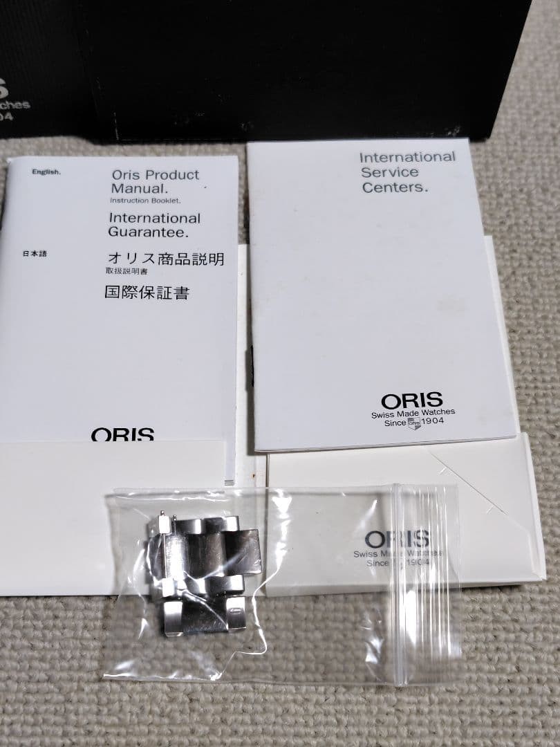 ORIS Williams Black Dial Blue Second Hand Tip Stainless Steel Day Date