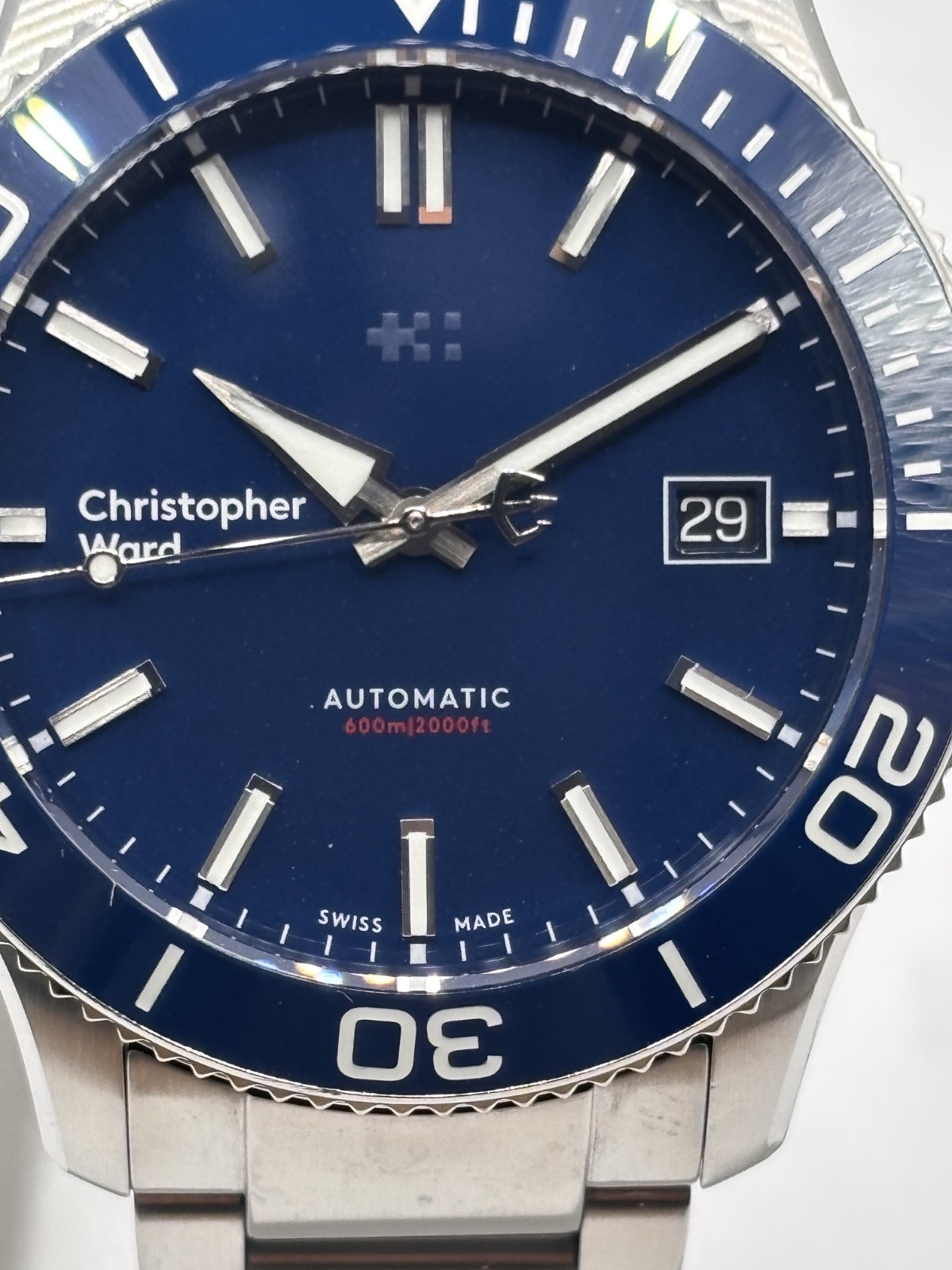 Christopher Ward C60 Trident Mk3 Pro 600 40mm blue (12/2019) WH1609