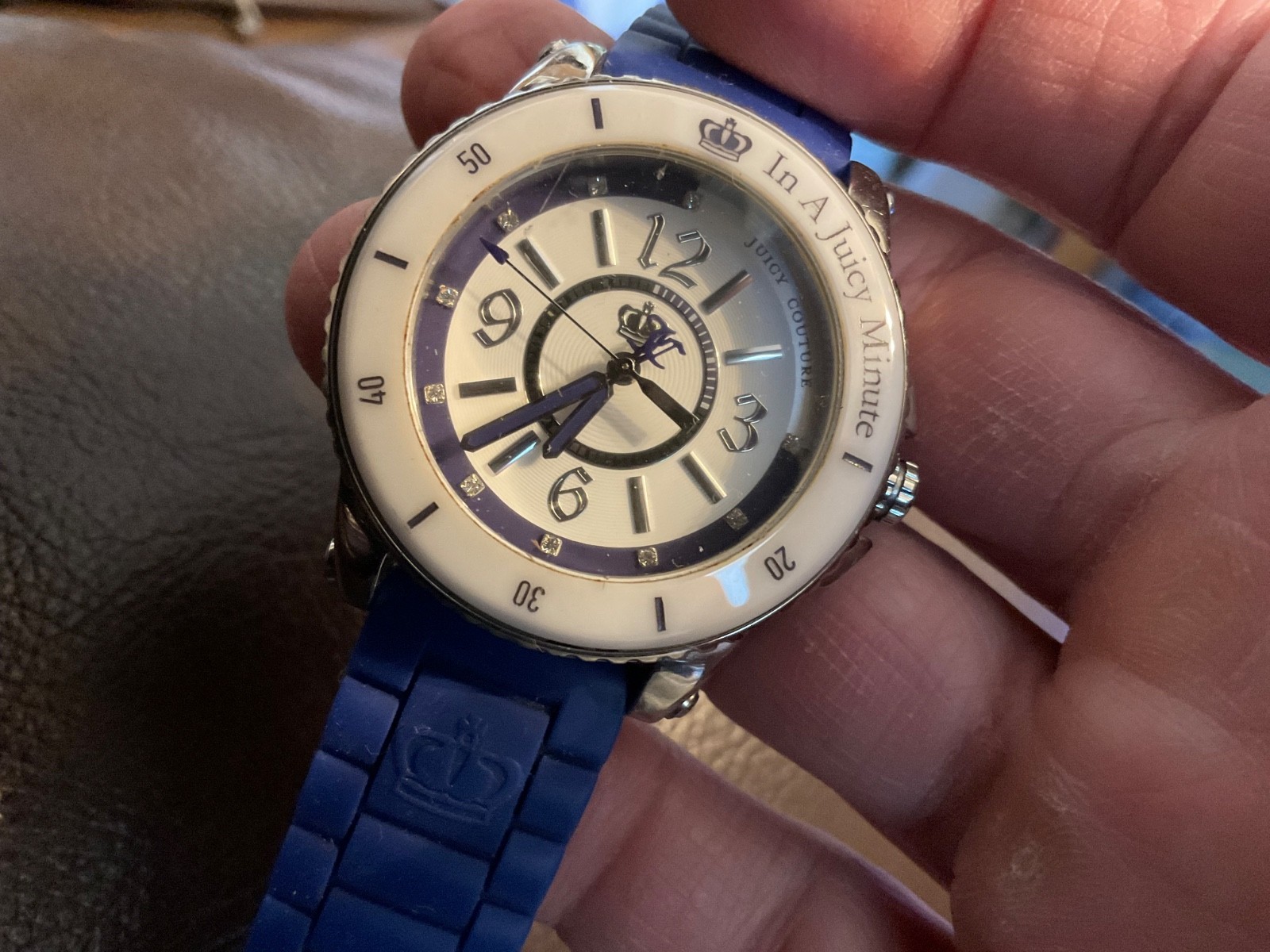 Juicy Couture In a Juicy Minute 1900789 Pedigree Watch Ceramic, Silicone Band