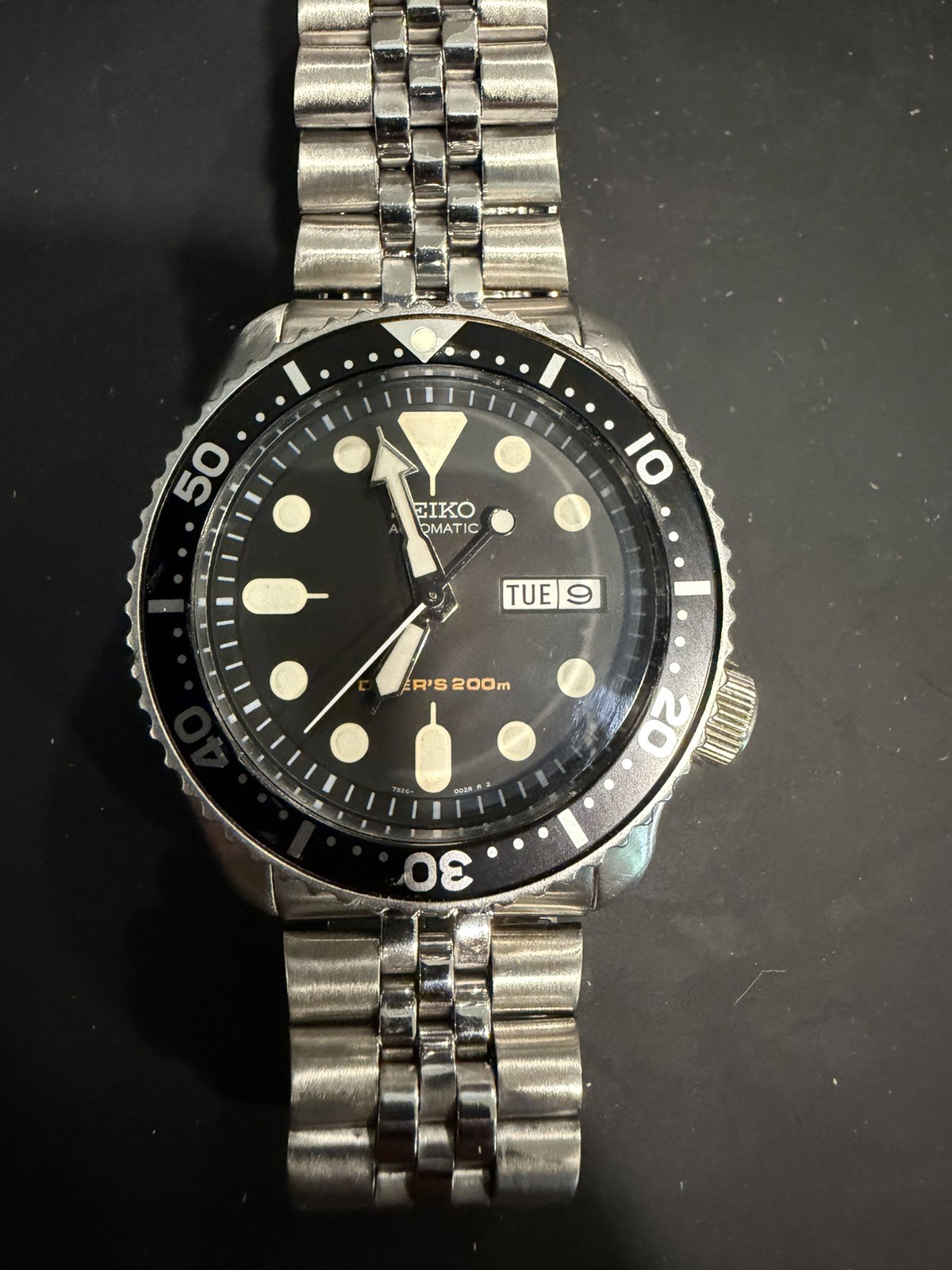 SEIKO SCUBA DIVERS SKX007 DAY/DATE AUTO MENS WATCH 7S26-0020