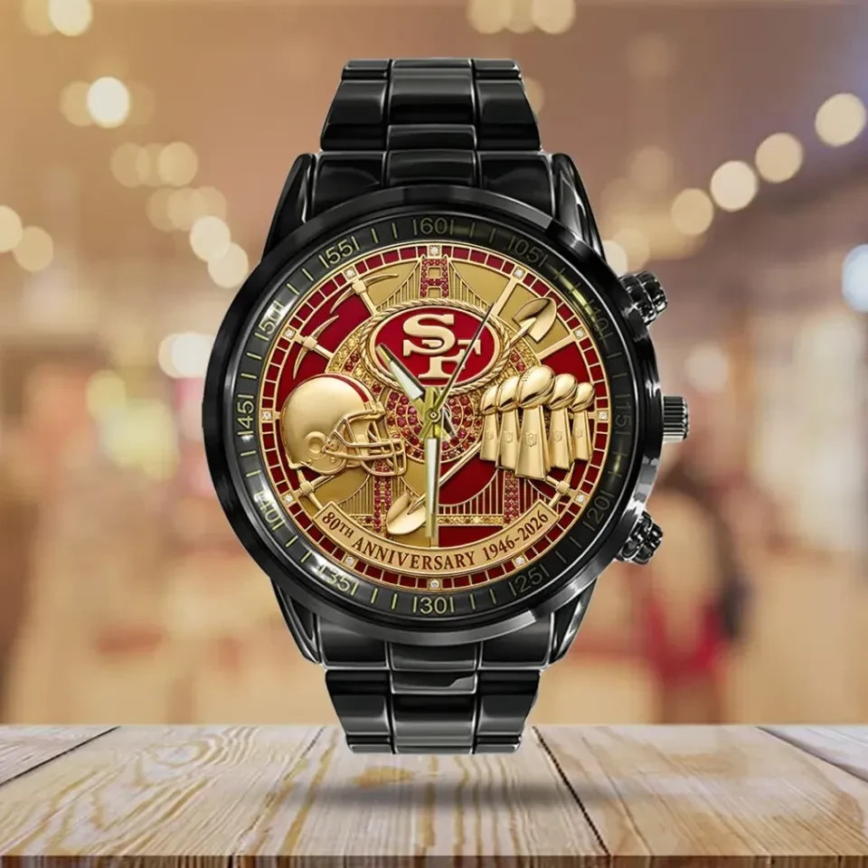 80th anniversary stainless steel watch _vintage