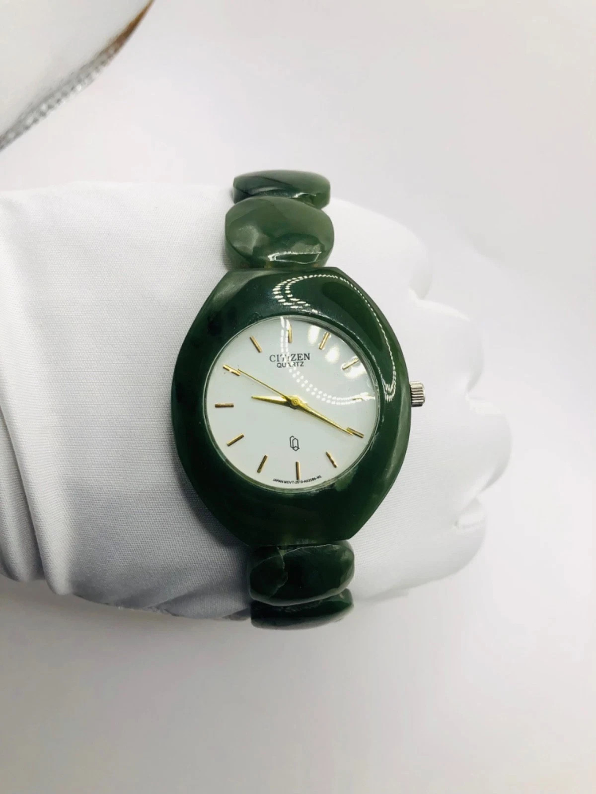 Natural Nephrite Jade Gemstone Watch for Men Women | Handmade Luxury Wristwatch