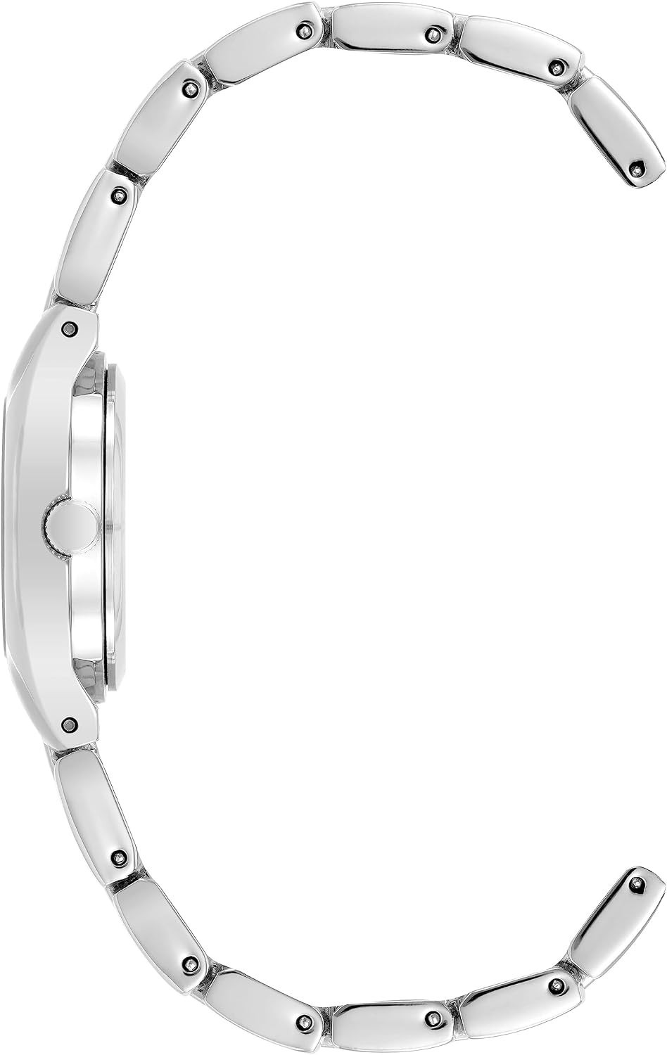 Stylish Women’s Date Function Watch – Adjustable Silver Bracelet & Easy Reader