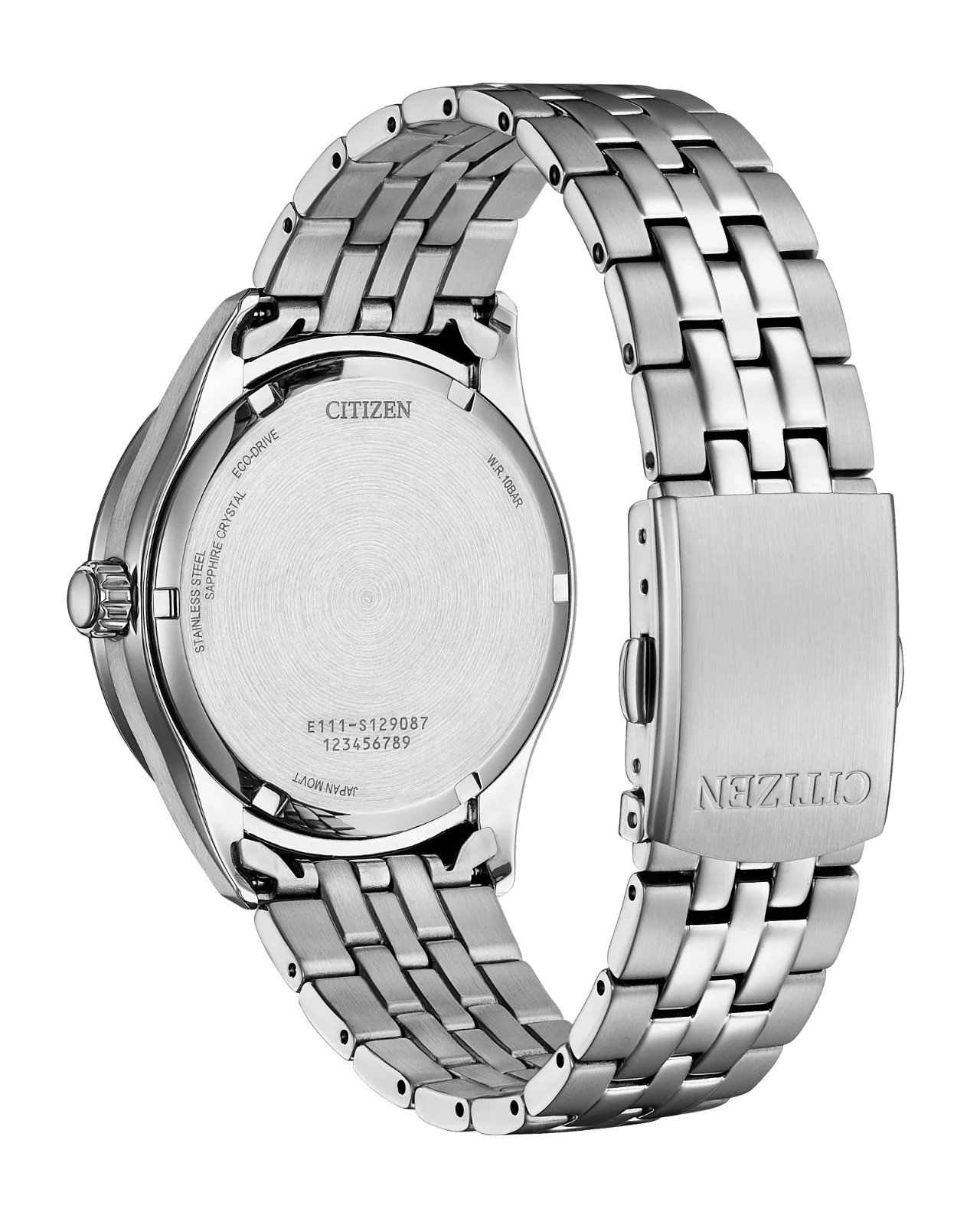Citizen Men’s Classic Date Window Silver Eco-Drive Watch 41MM BM7560-59L