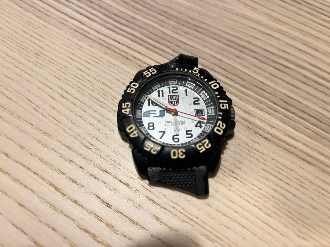 LUMINOX FJ Cruiser Toyota Collab 3050FJ Quartz Watch Black SILVER Junk JP