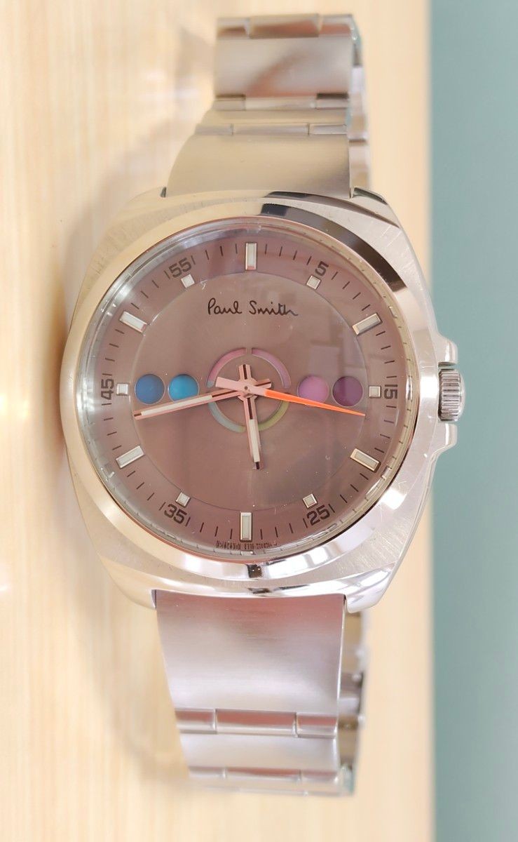 Paul Smith Five Eyes Horizontal Quartz Silver Dial Timepiece
