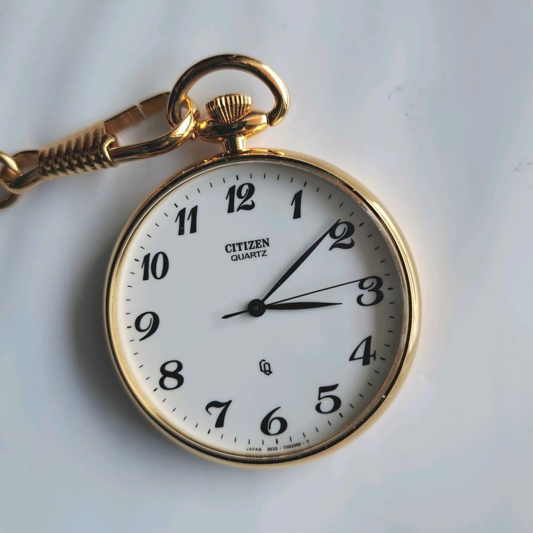 CITIZEN quartz pocket watch JR West Japan retirement commemorative manual box