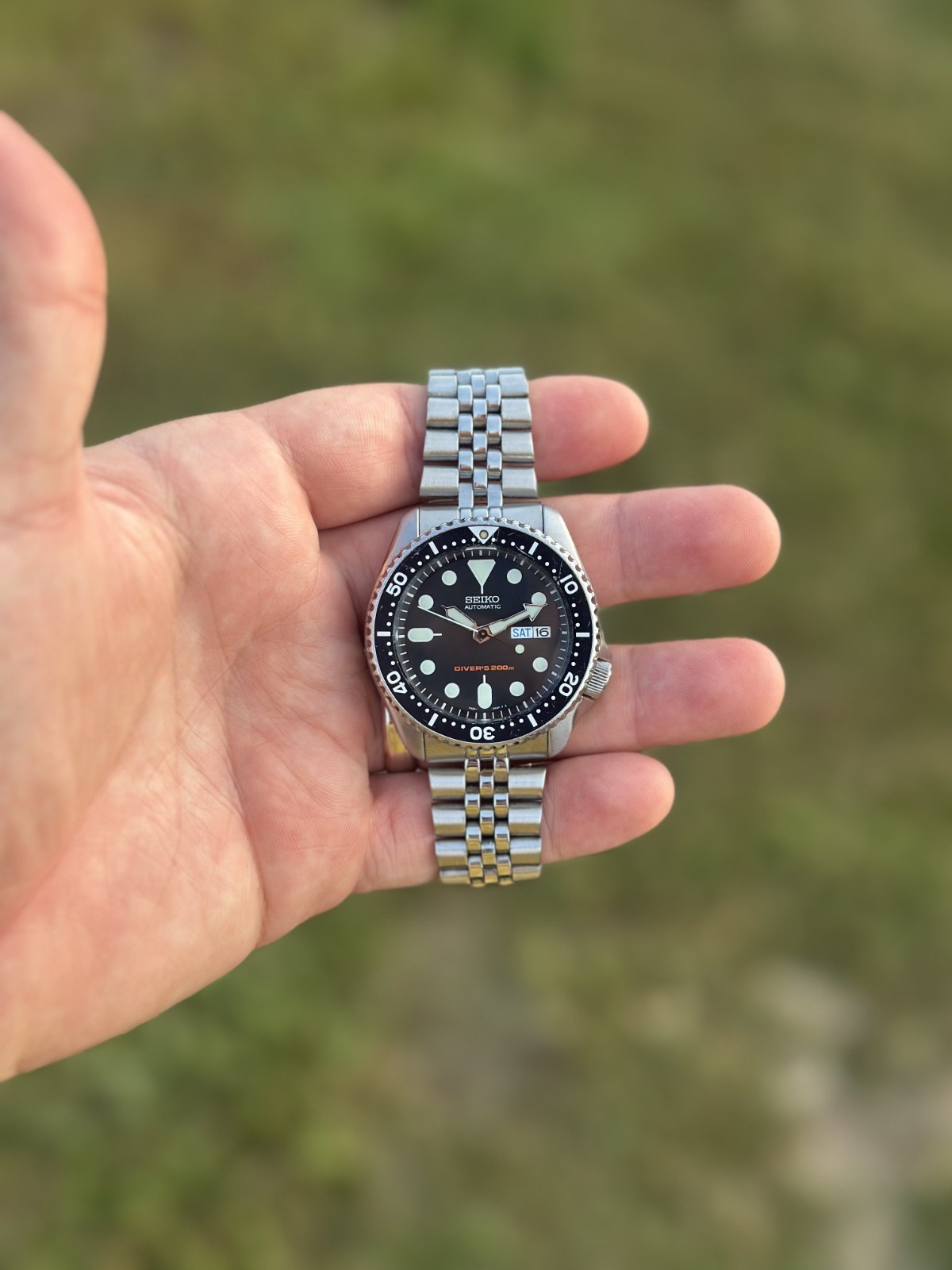 Seiko SKX007K 7s26-0020 Scuba Divers Automatic