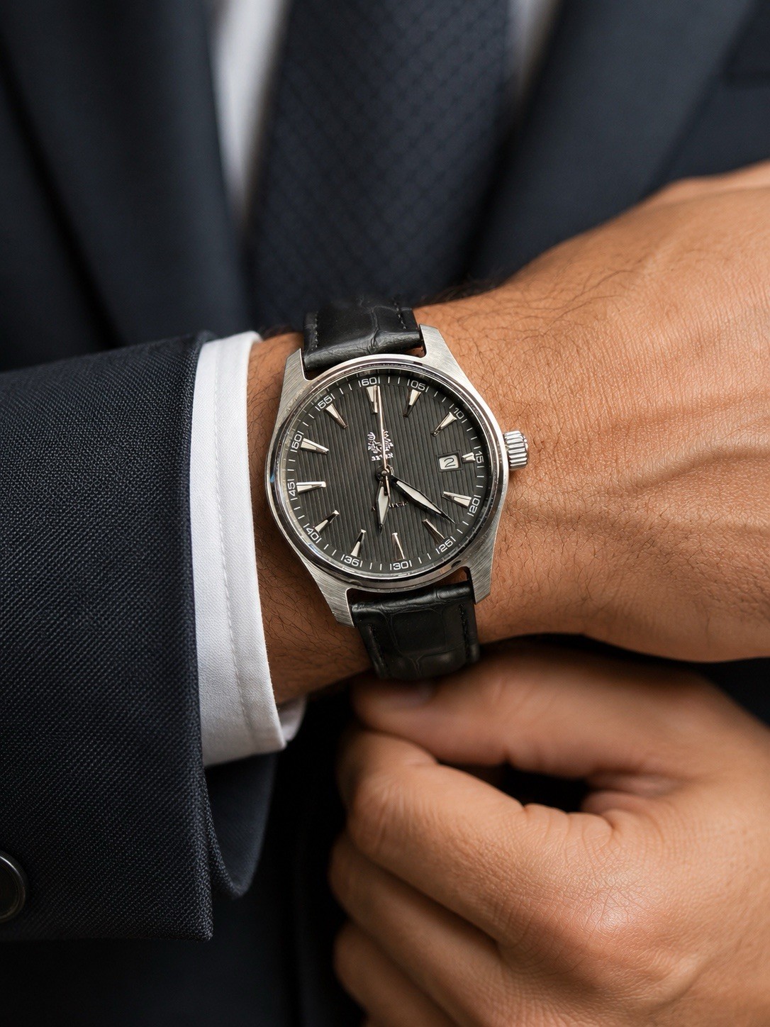 Sevin “Nocturne” Black Automatic Watch With Seiko NH35