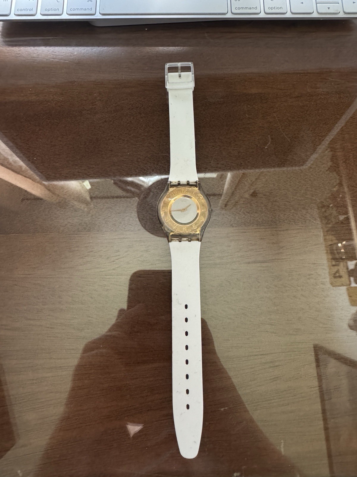 90s Women’s Clear Swatch Watch (needs New Battery)