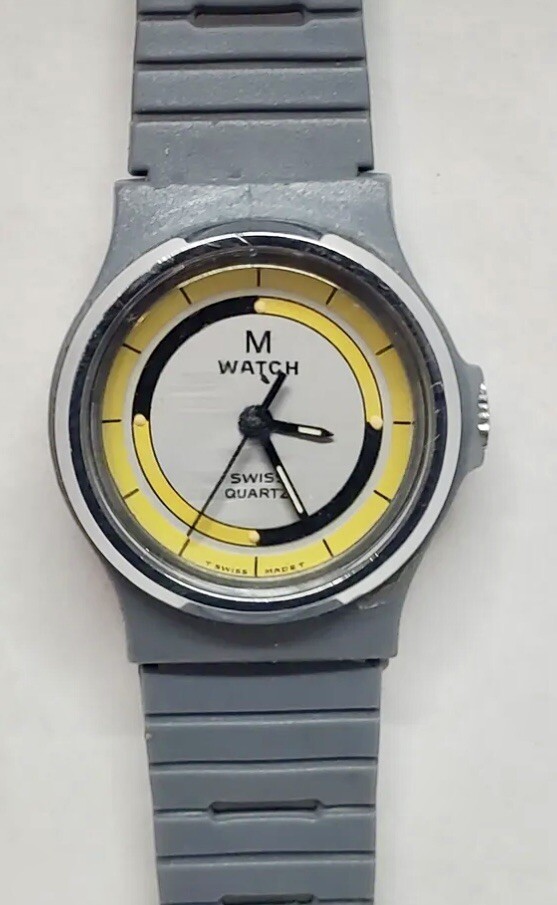 Mondaine Zurich Swiss Quartz Watch For Women M-7602.550 Watch Gray Polymer Body