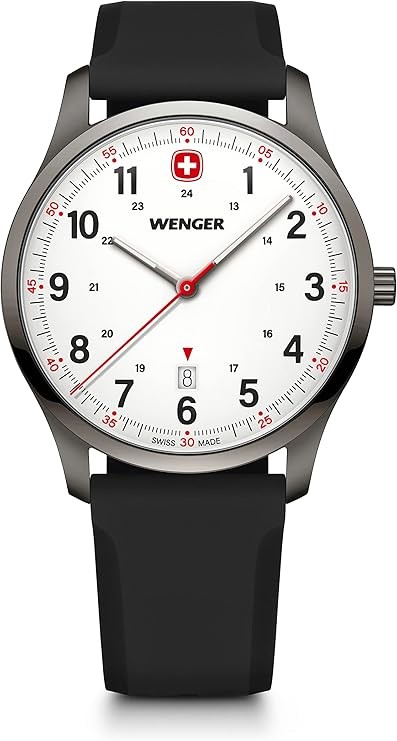Wenger Swiss Army Men’s 01.1441.132 City Sport White Dial Watch 42mm