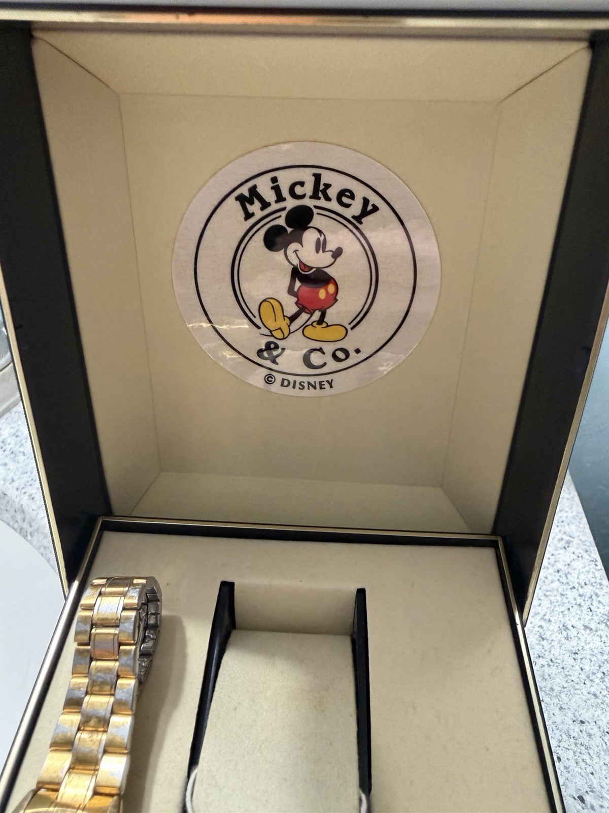 Vintage Seiko Mickey Mouse Watch with original box and price tag from the 80’s