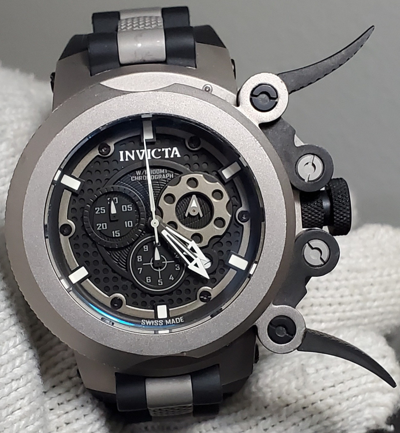 INVICTA COALITION FORCES TRIGGER MODEL No. 0956, 55mm, SWISS TITANIUM WATCH